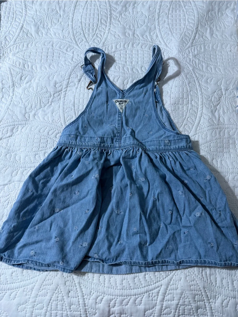 OshKosh B'gosh Light Blue Denim Overall Dress
